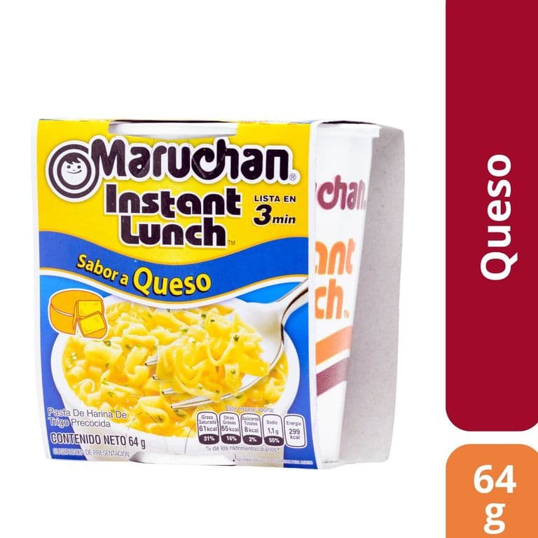 FIDEO INSTANTANEO QUESO 64 GRS
