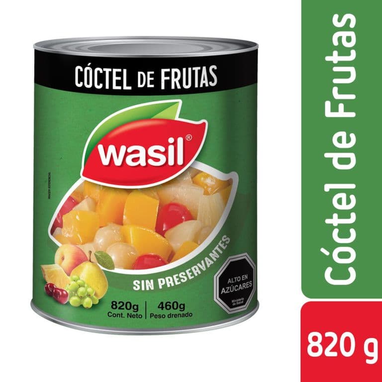 Cóctel de Frutas Wasil 820 g