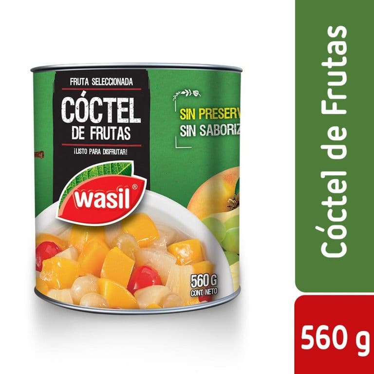 Cóctel de Frutas Wasil 560 g