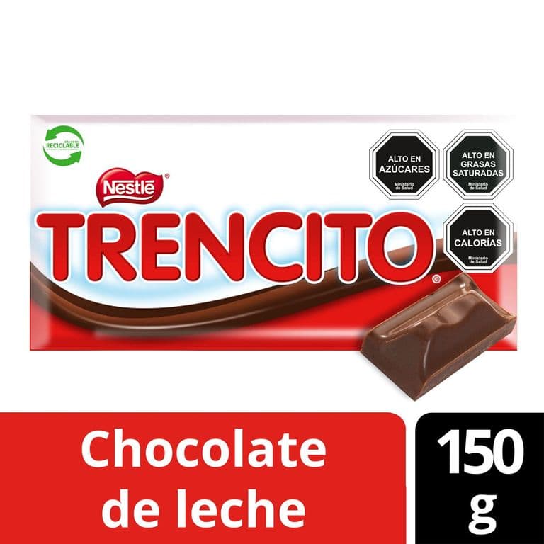Chocolate de Leche Trencito Barra 150 g