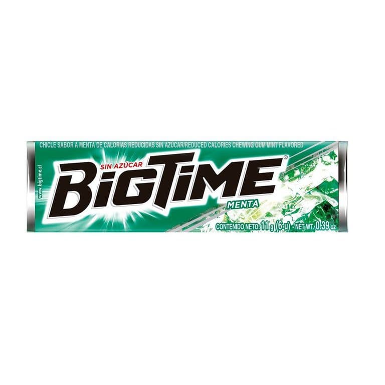Chicles Bigtime Menta 11 G