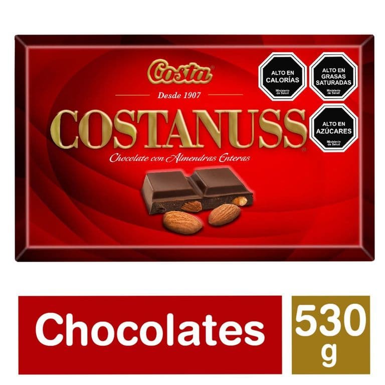 Chocolate de Leche Costa Nuss 530 g