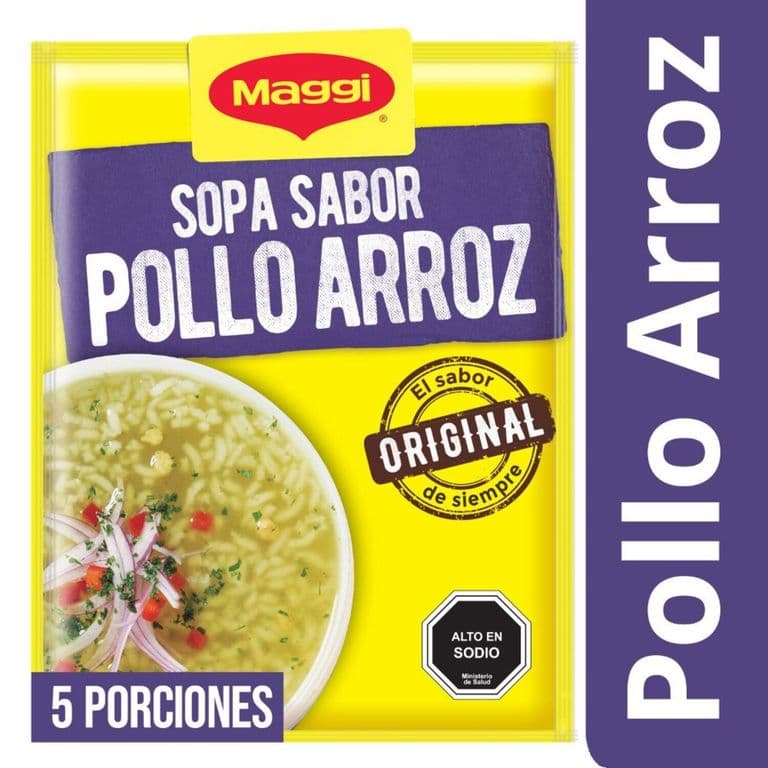 Sopa Maggi Sabor Pollo con Arroz 70 g