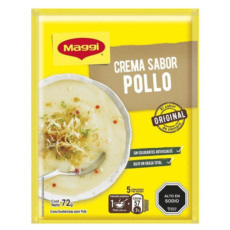Crema Maggi Sabor Pollo 72G