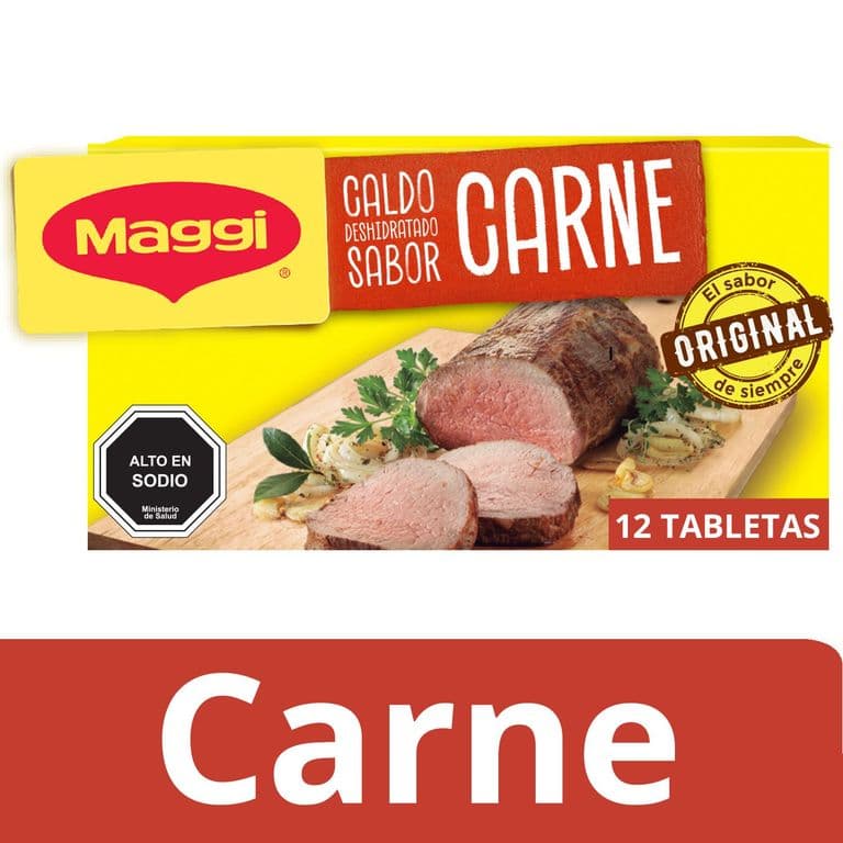 Caldo Sabor Carne Maggi Caja 132 g