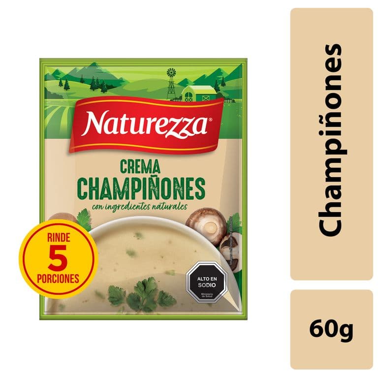 Crema Champiñones Naturezza 60 g