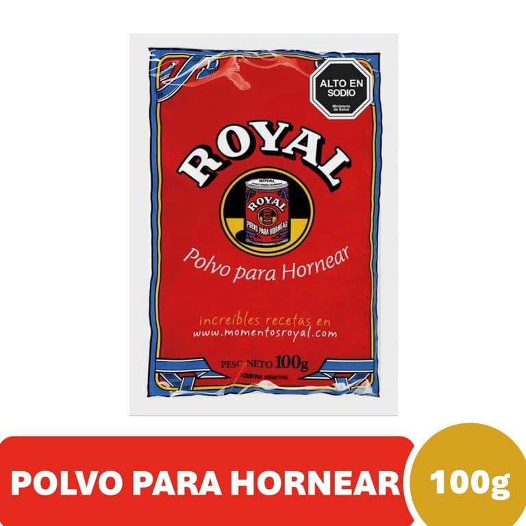 Polvos de Hornear Royal 100 g