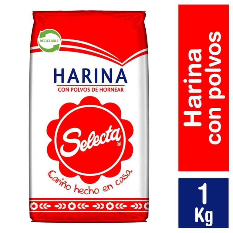Harina Selecta con Polvos de Hornear 1 kg