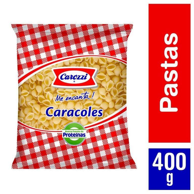 Pasta Caracol N°55 Carozzi 400 g