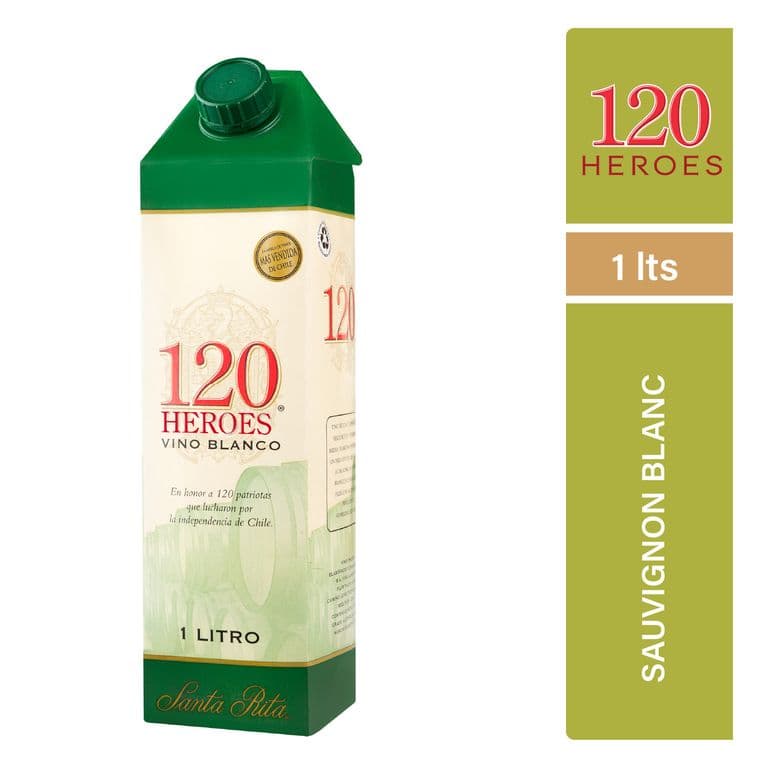 Vino Santa Rita 120 Blanco Caja 1 L