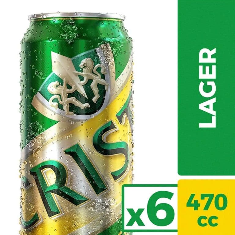 Pack 6 un. Cerveza Cristal Lager 4.6° 470 cc
