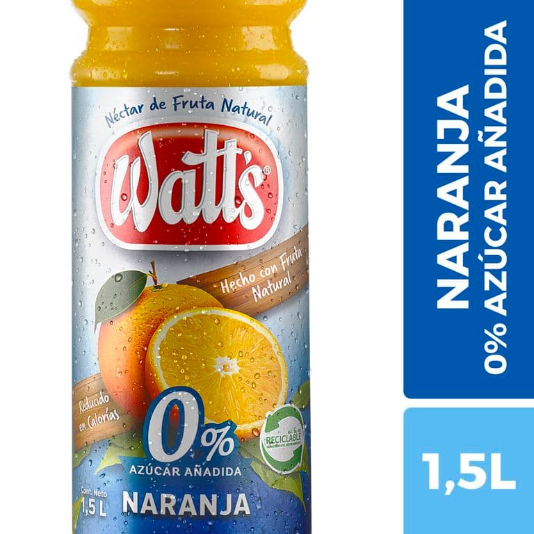 Néctar de Naranja Light Watts 1.5 L