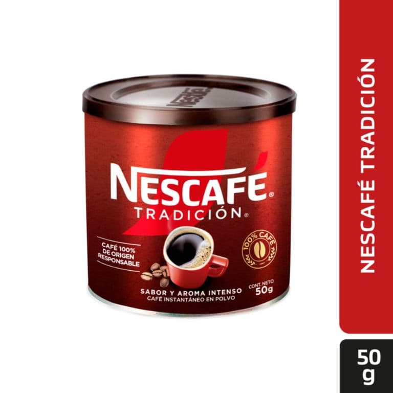 Café Instantáneo Nescafé Tradición Tarro 50 g