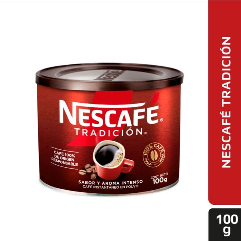 Café Instantáneo Nescafé Tradición Tarro 100 g