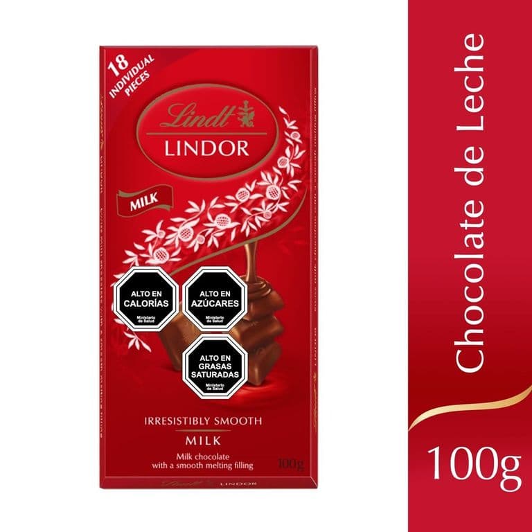 Chocolate en Barra con Leche Lindt 100 g
