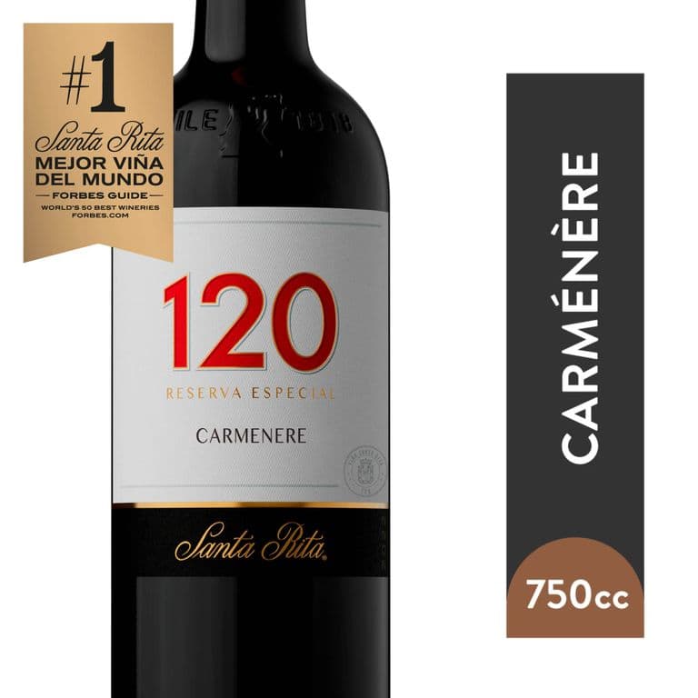 Vino Santa Rita 120 Reserva Especial Reserva Carmenere 750 cc