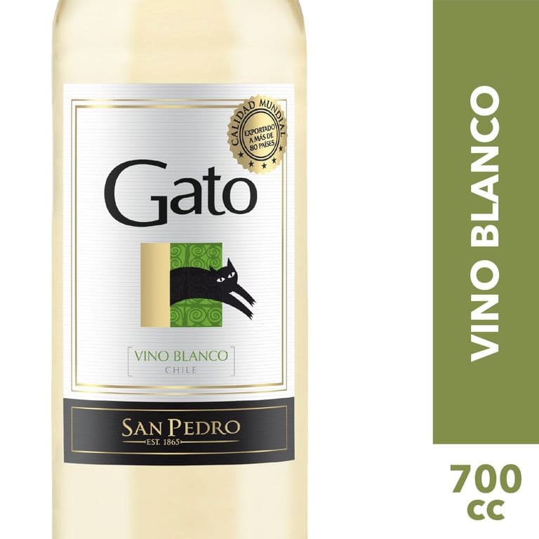 Vino Blanco Gato 700 cc