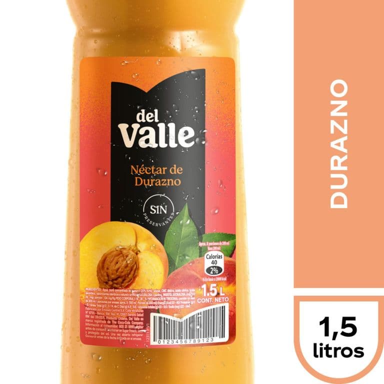 Néctar del Valle Durazno 1.5 L