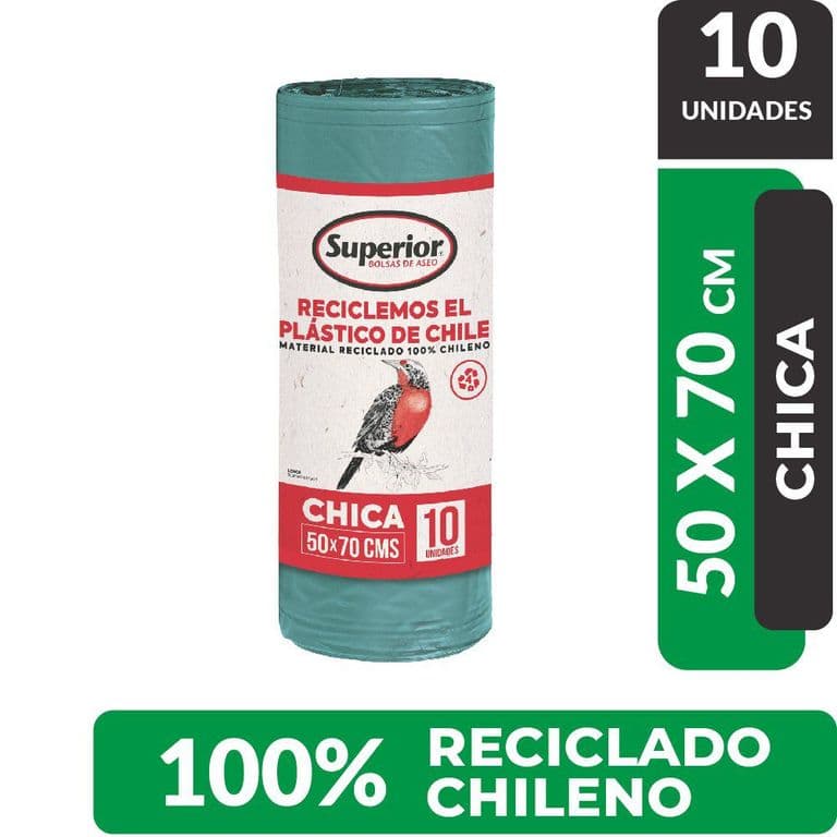 Bolsa de Basura Superior Chica 50 x 70 cms