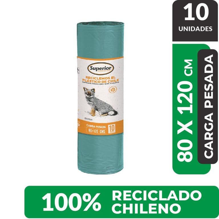 Bolsa de Basura Superior Grande 80 x 120 cms