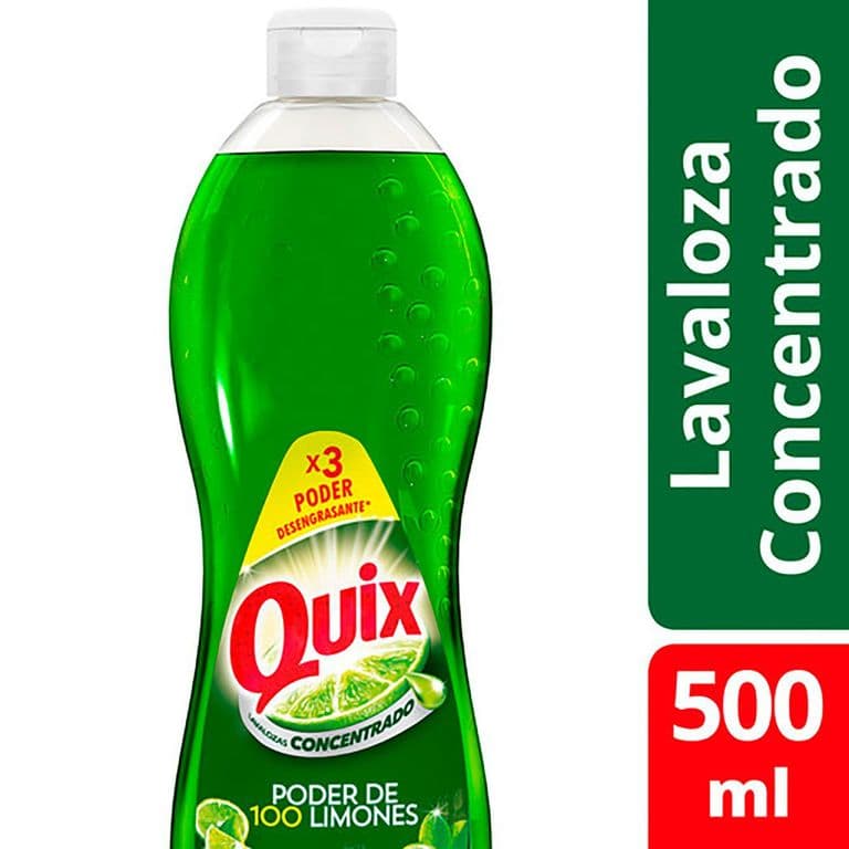 Lavaloza Quix Concentrado Botella Aroma Limón 500 ml