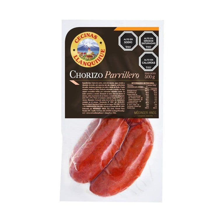 Chorizo Parrillero Llanquihue 500 g