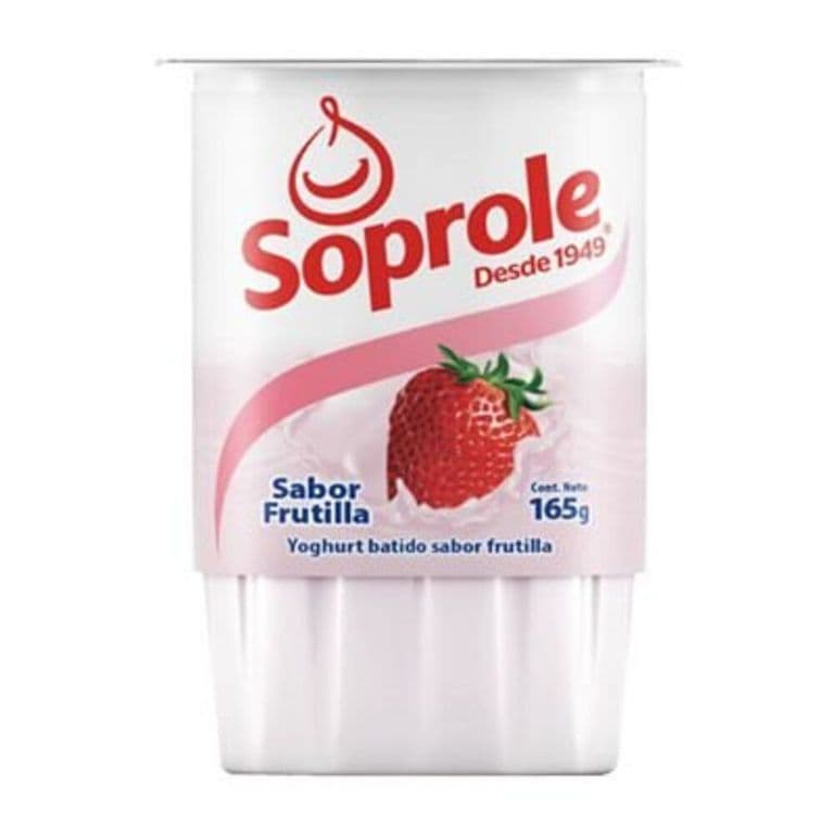 Yogurt Batido Soprole Frutilla 165 g