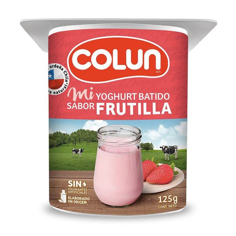 Yogurt Batido Colun Frutilla 125 g