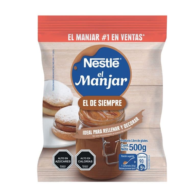 Manjar Tradicional Nestlé Bolsa 500 g