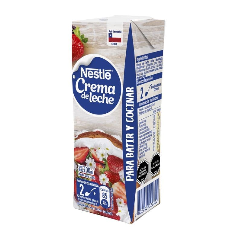 Crema de Leche Nestlé Caja 200 ml