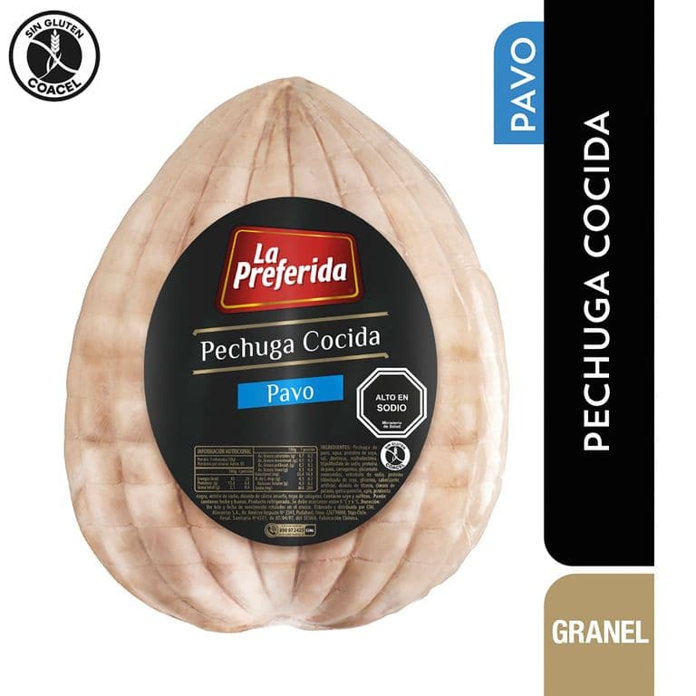 Pechuga de Pavo Cocida Granel