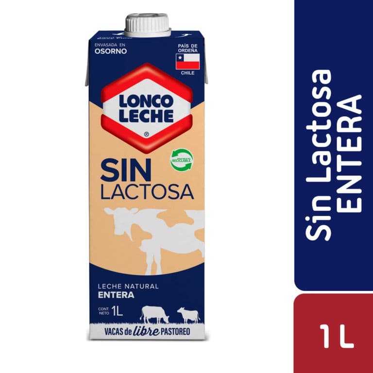 Leche Entera Natural Sin Lactosa
