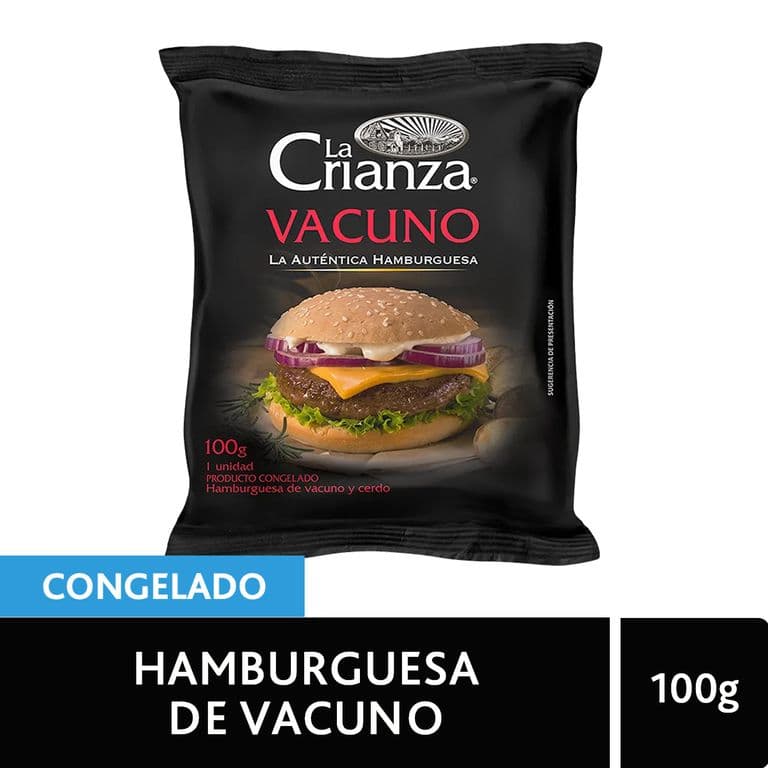 Hamburguesa de Vacuno La Crianza 100 g