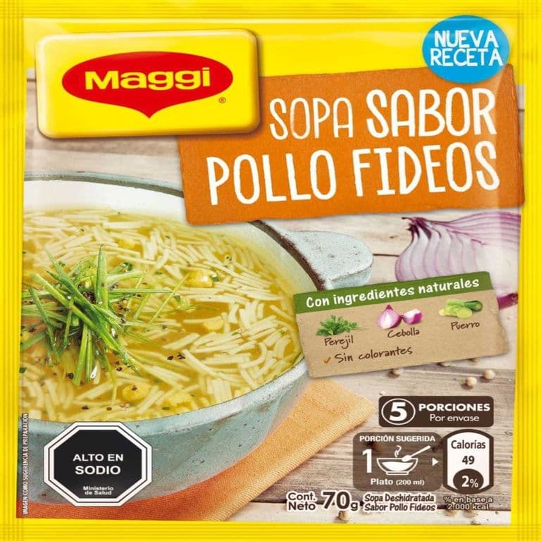 Sopa Maggi Pollo Fideos 70 g
