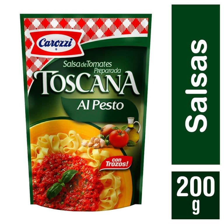 Salsa de Tomate Carozzi Toscana Al Pesto 200 g