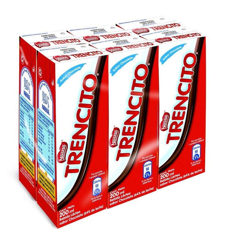 Pack 6 un. Leche Trencito Chocolate 200 ml