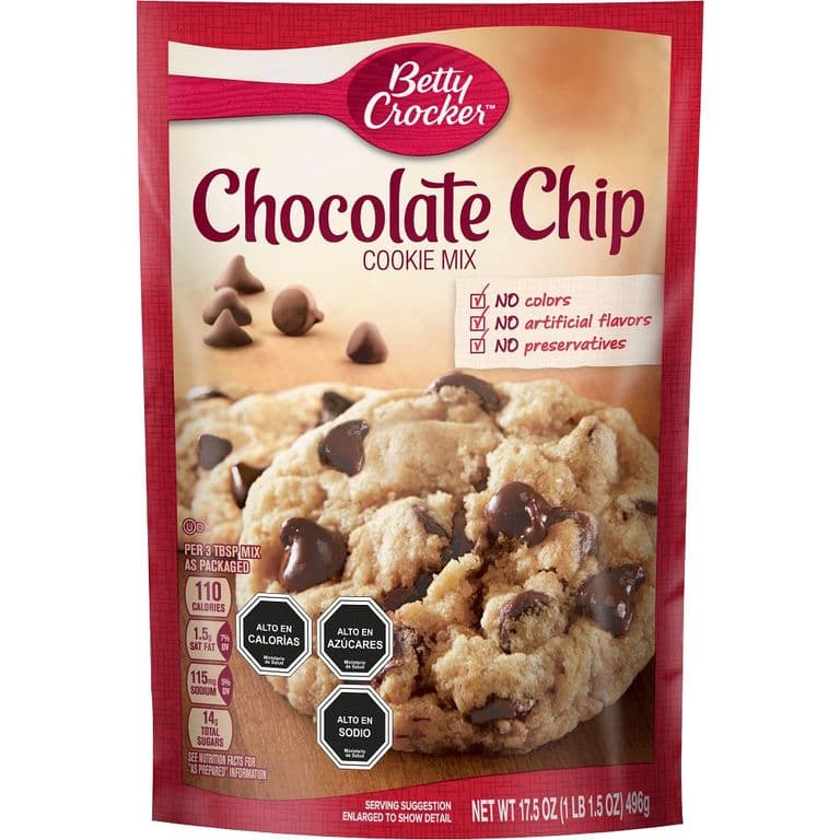 Mezcla para Galletas Betty Crocker con Chips de Chocolate 496 g