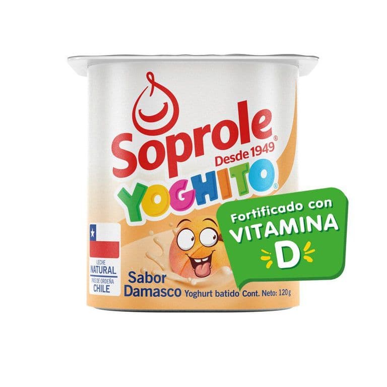 Yogurt Batido Soprole Damasco 120 g