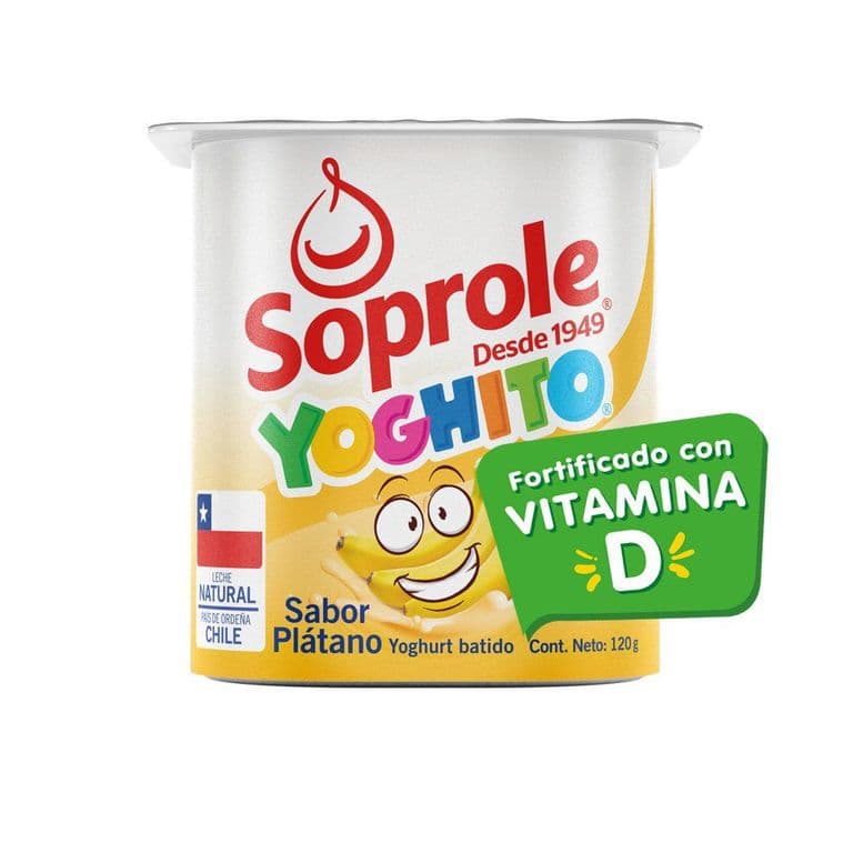 Yogurt Batido Soprole Plátano 120 g