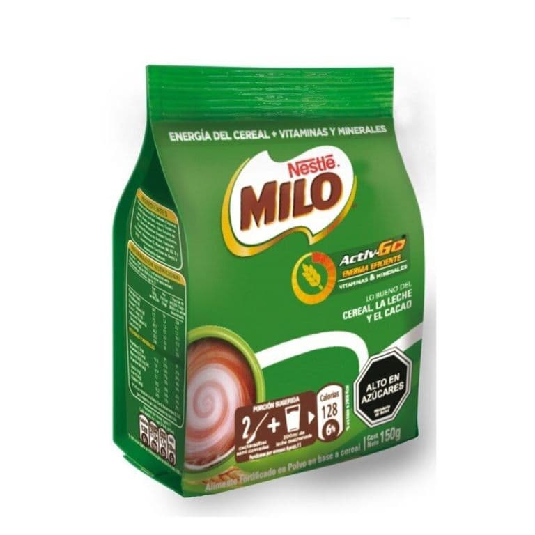 Saborizante para Leche Milo Polvo Chocolate 150 g
