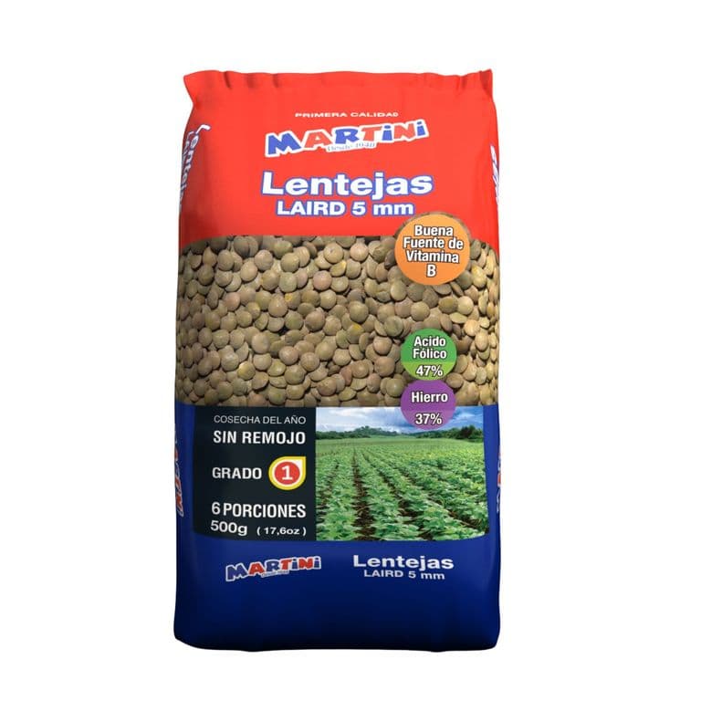 Lentejas 5 mm Martini Martini 500 g