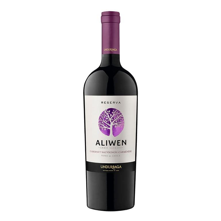 Vino Undurraga Aliwen Reserva Ensamblaje Cabernet Sauvignon Carmenere 750 cc