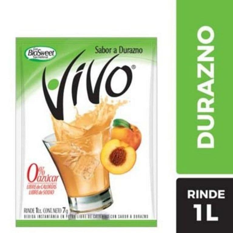 Bebida Instantánea En Polvo Durazno Light