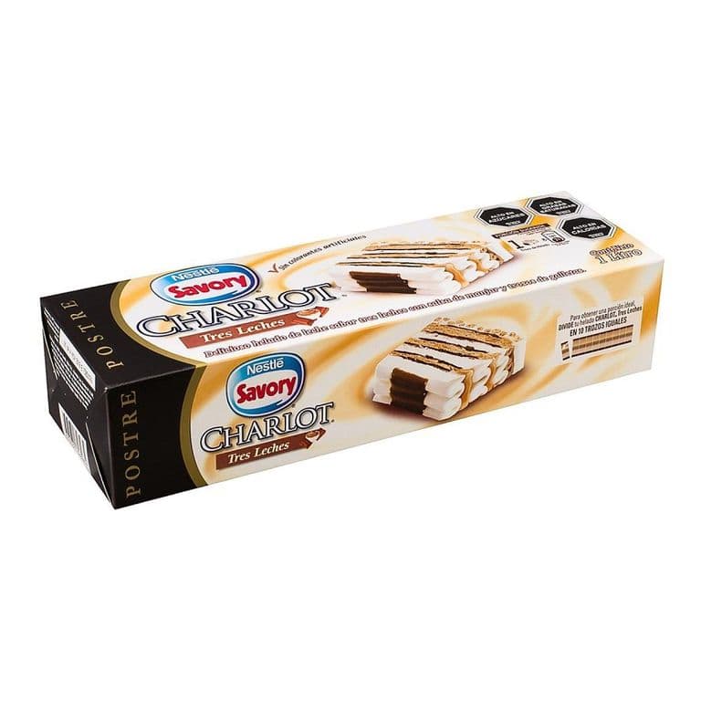 HELADO CHARLOT TRES LECHES 1 LT.
