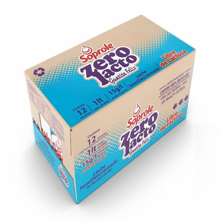 Pack Leche Semidescremada Zerolacto