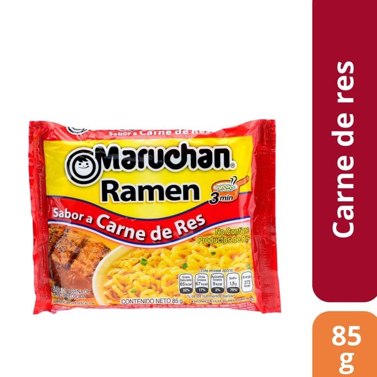 Ramen Maruchan Carne de Res 85 g