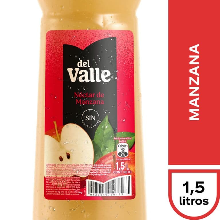 Néctar de Manzana Del Valle 1.5 L