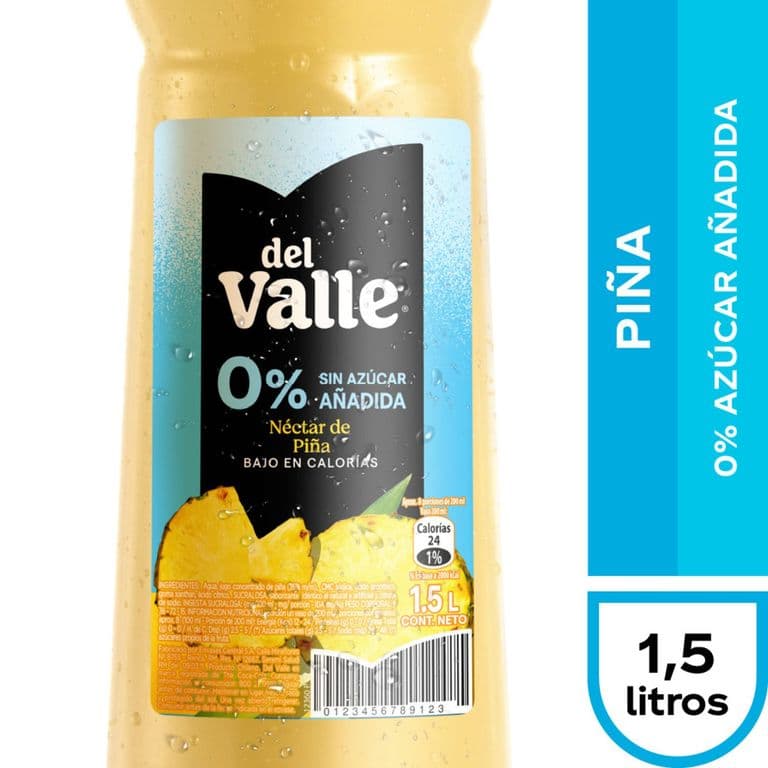Néctar del Valle Piña 0% Azúcar Añadida 1.5 L