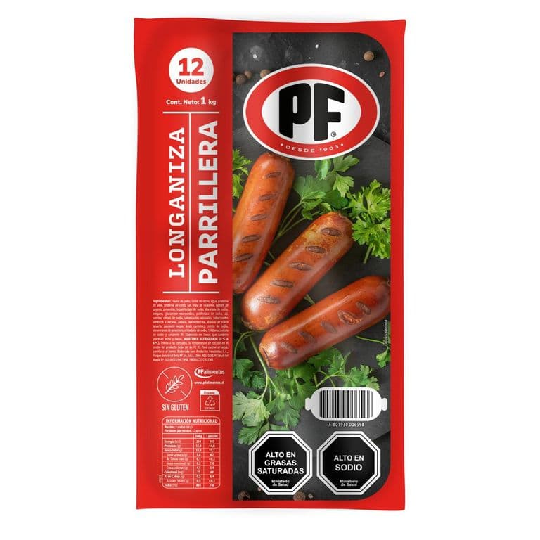 Longaniza Parrillera Al Vacío PF 1 Kg