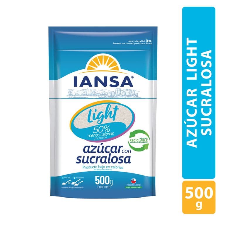 Azúcar Light Sucralosa Iansa 500 g